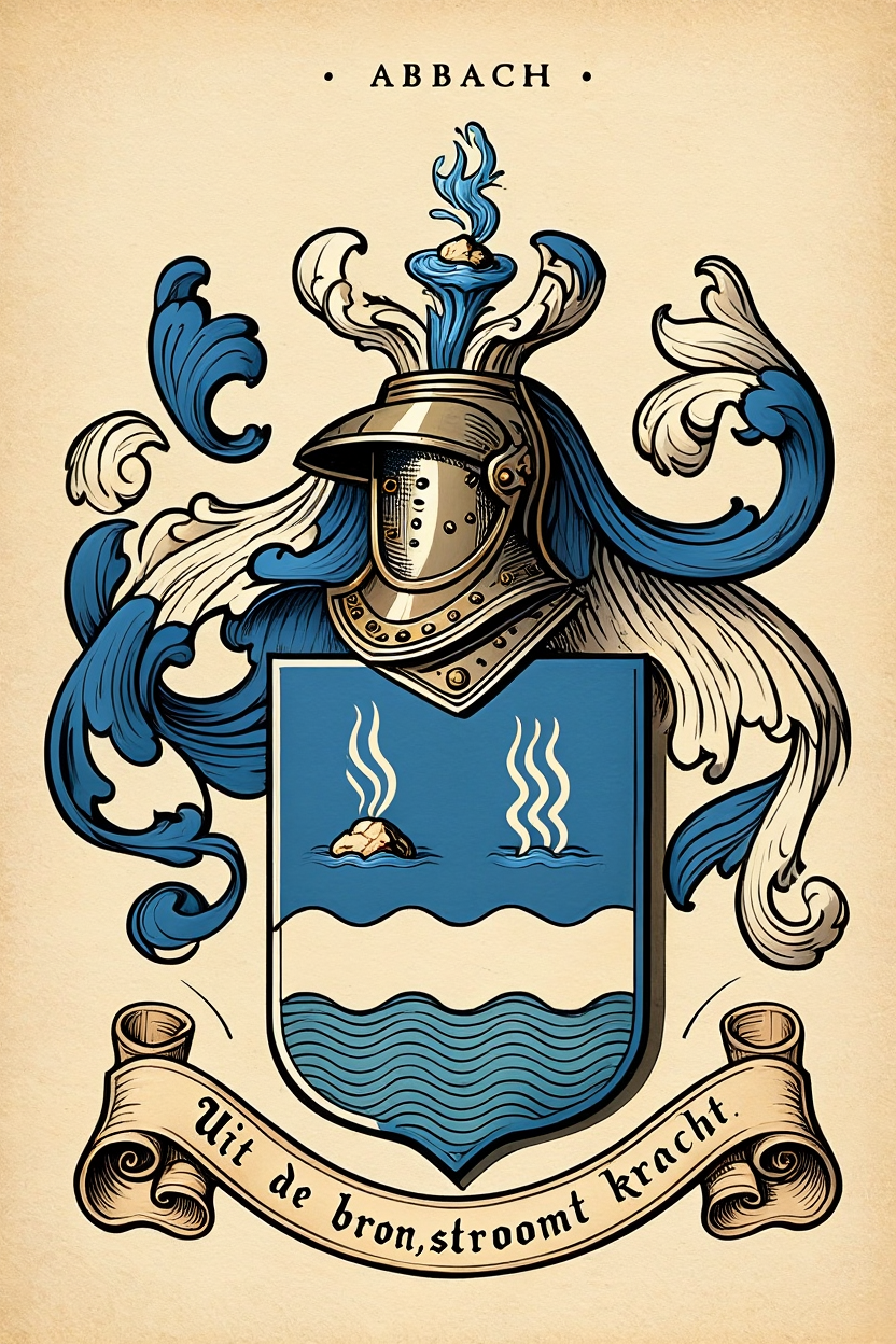 Familiewapen van de achternaam ABBACH