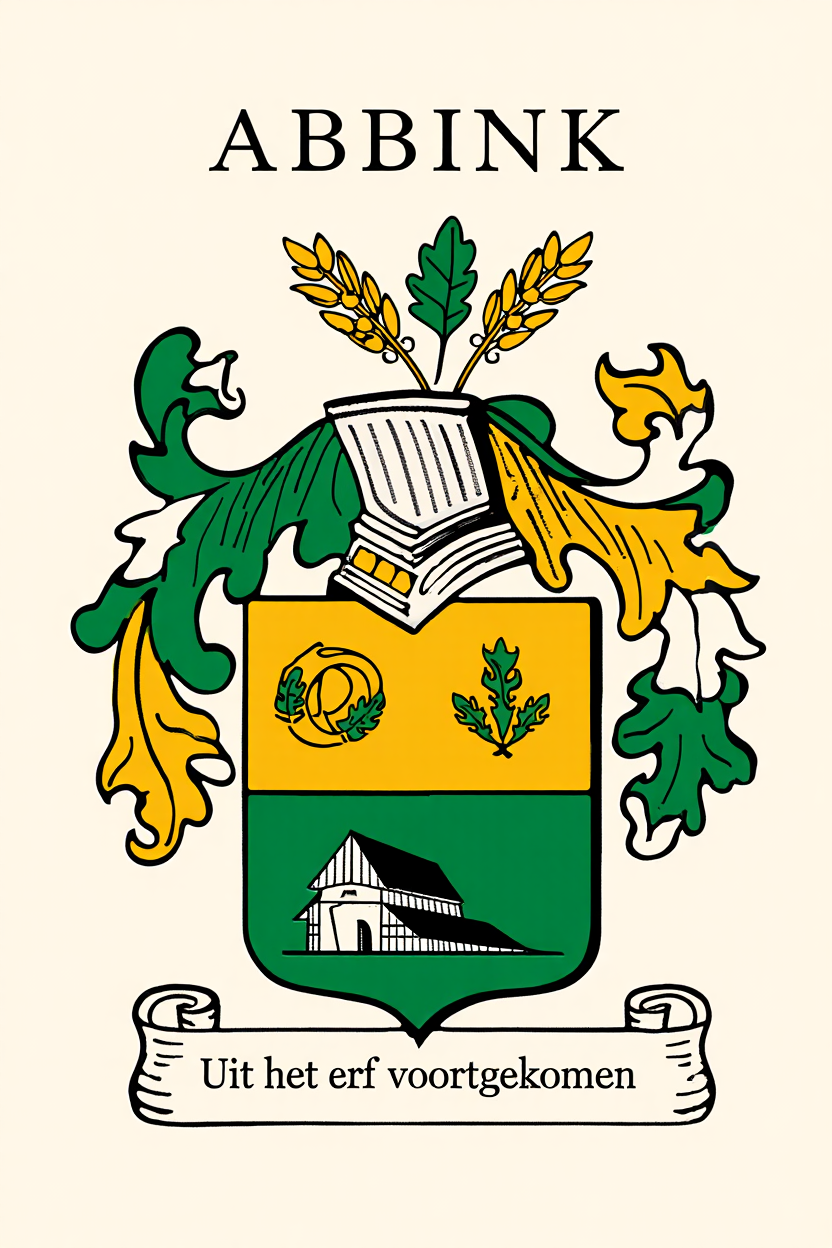 Familiewapen van de achternaam ABBINK