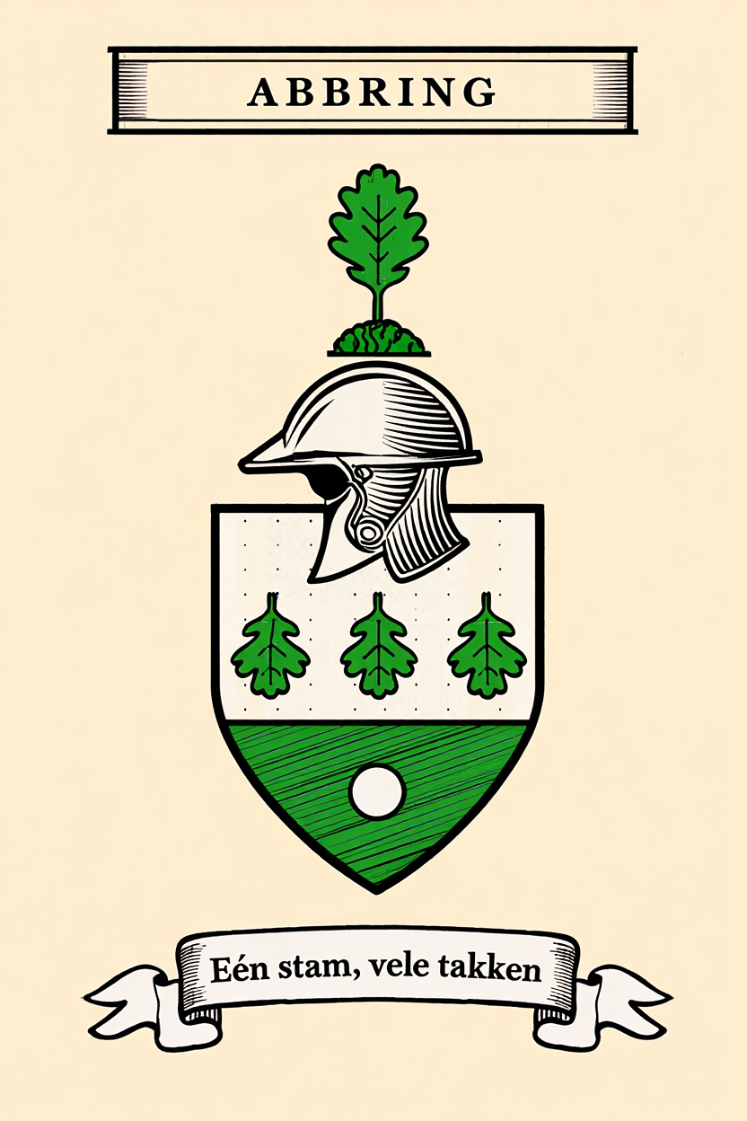Familiewapen van de achternaam ABBRING (vergrendeld)