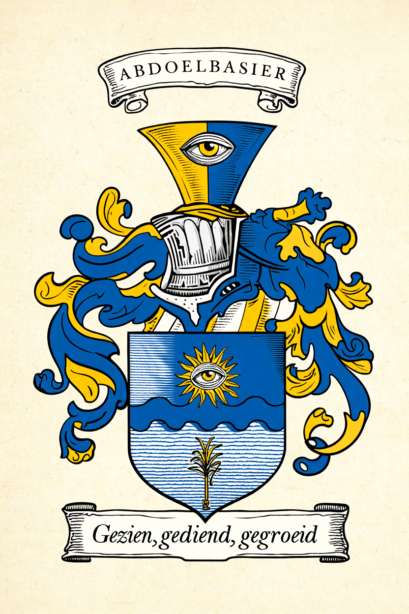 Familiewapen van de achternaam ABDOELBASIER