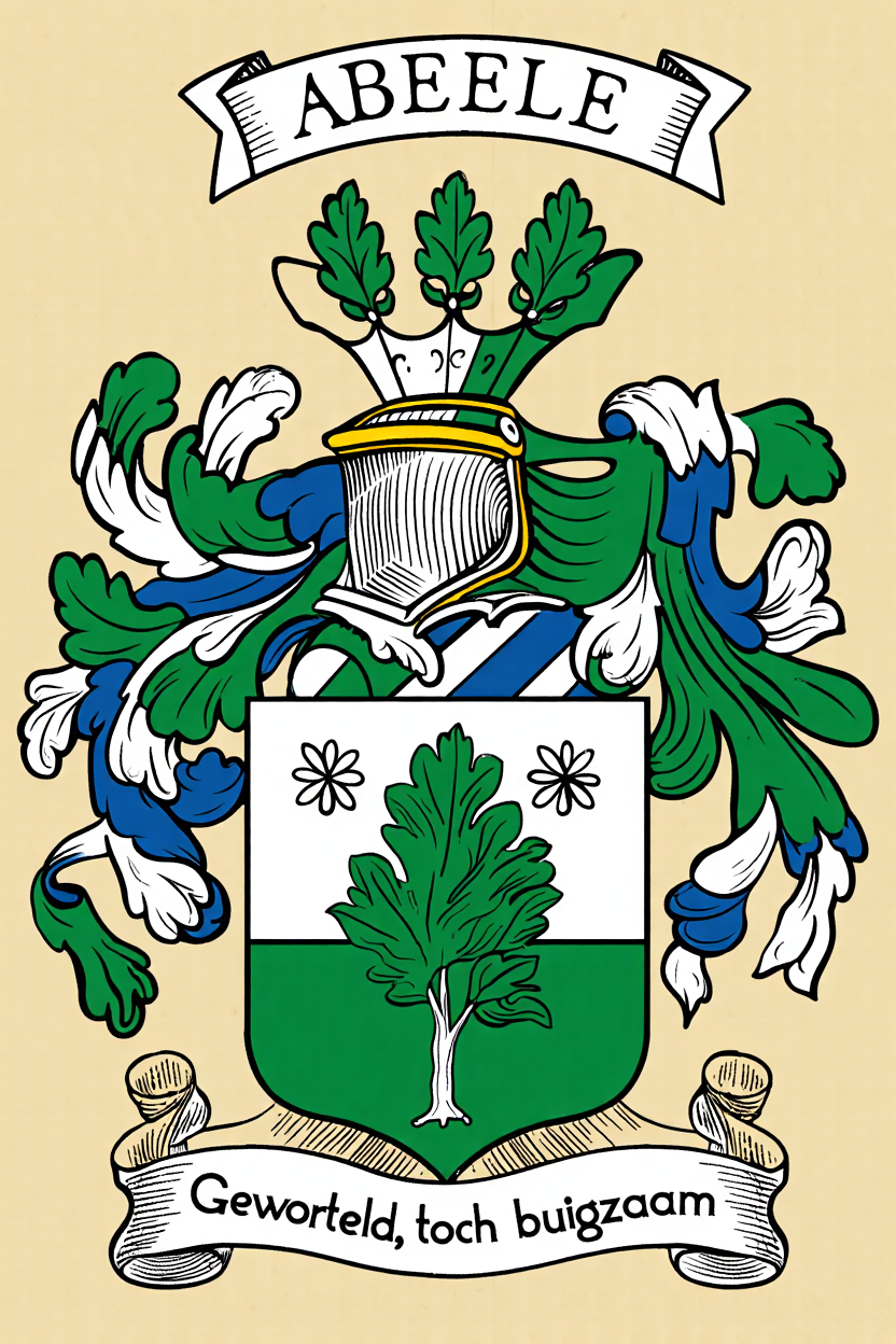 Familiewapen van de achternaam ABEELE