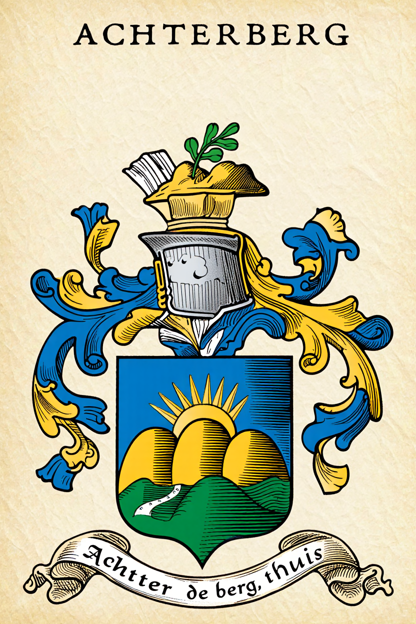 Familiewapen van de achternaam ACHTERBERG