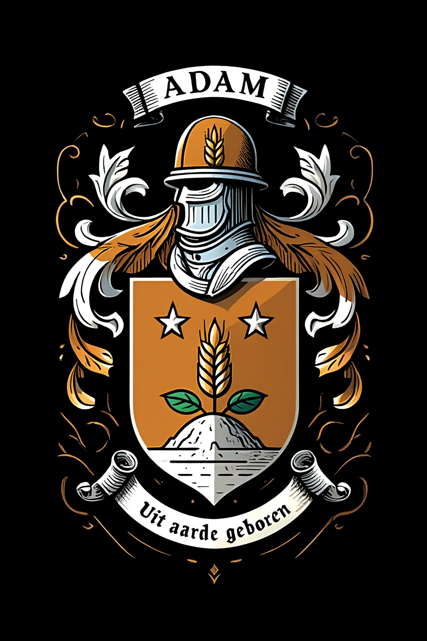 Familiewapen van de achternaam ADAM (vergrendeld)