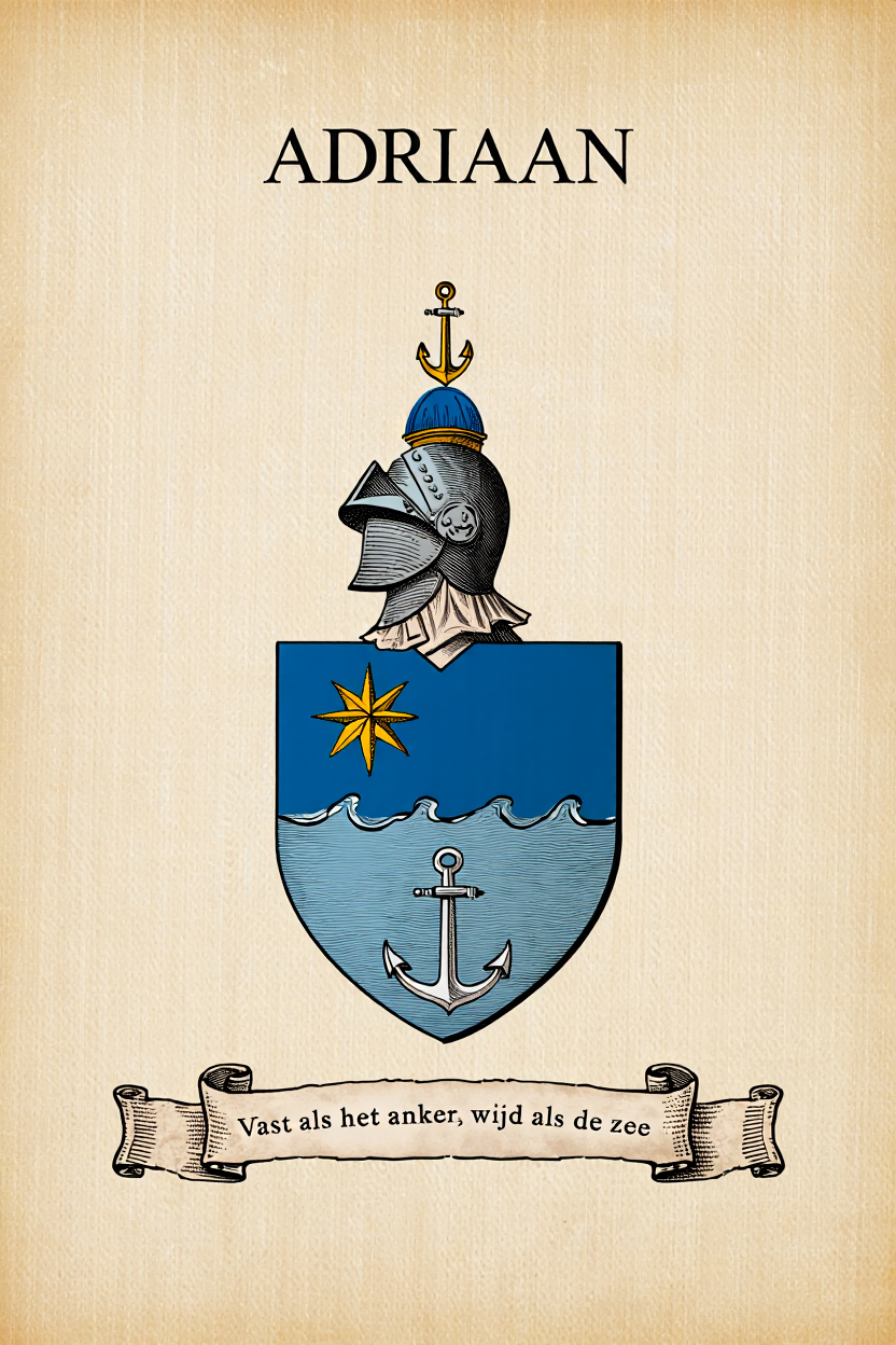 Familiewapen van de achternaam ADRIAAN