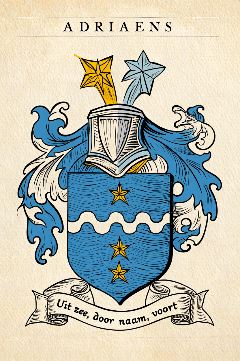 Familiewapen van de achternaam ADRIAENS