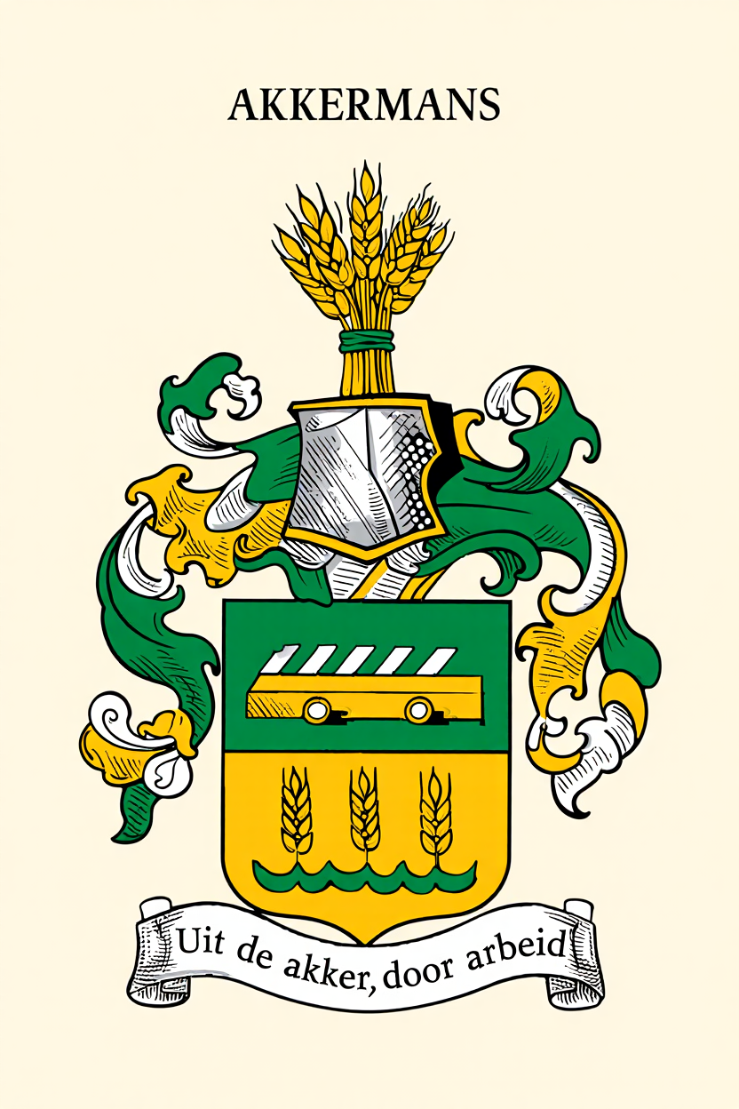 Familiewapen van de achternaam AKKERMANS
