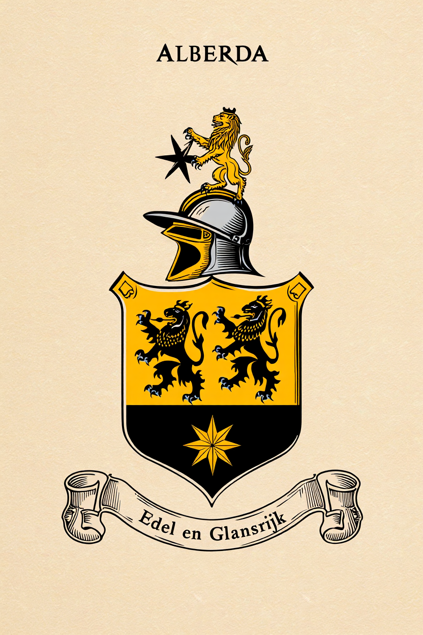 Familiewapen van de achternaam ALBERDA