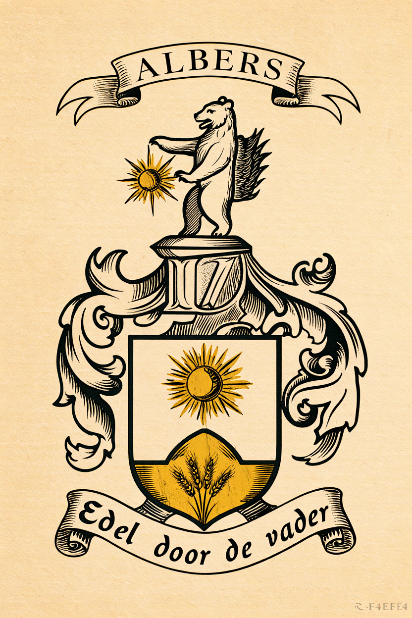 Familiewapen van de achternaam ALBERS