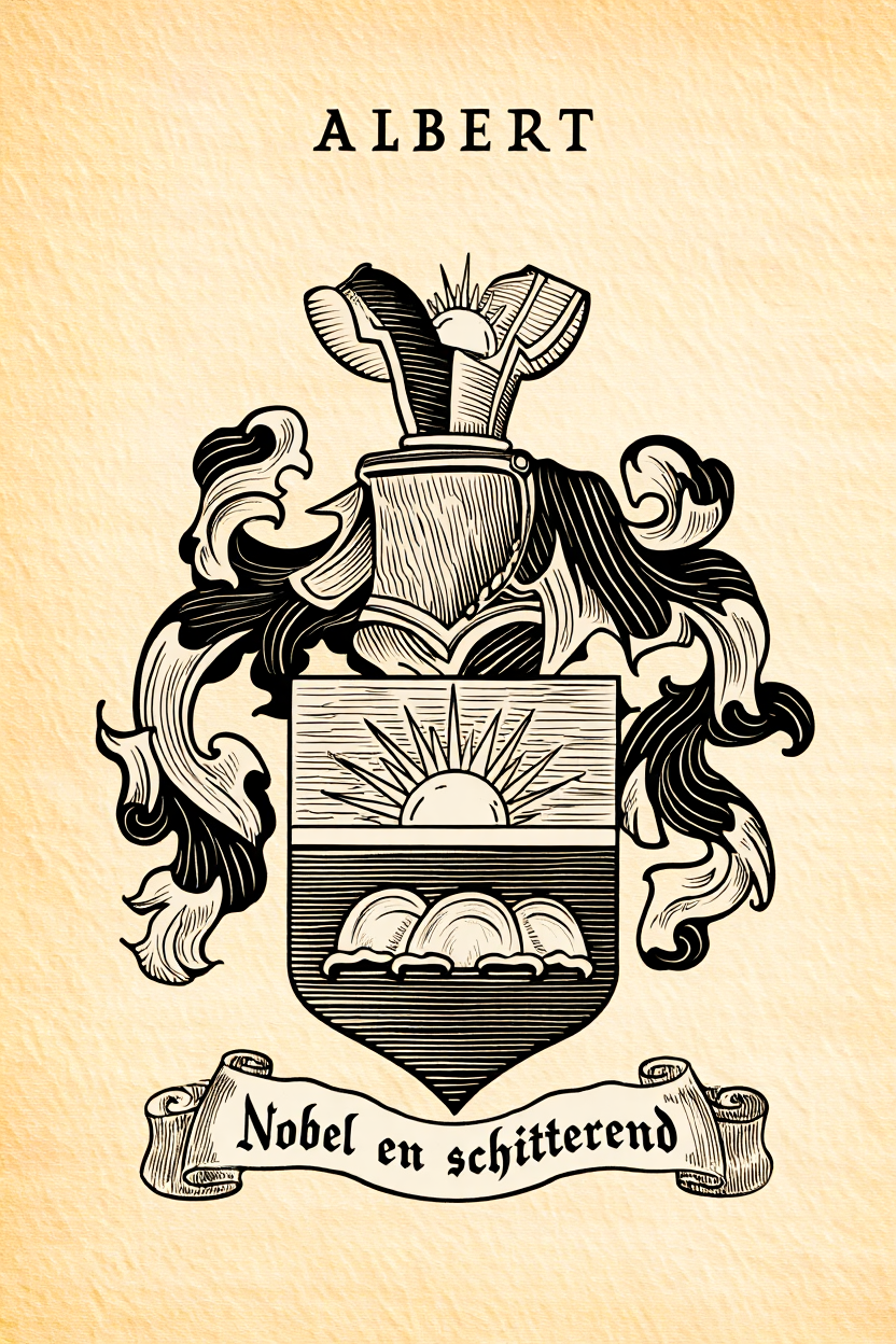 Familiewapen van de achternaam ALBERT