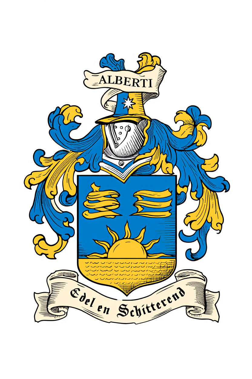 Familiewapen van de achternaam ALBERTI