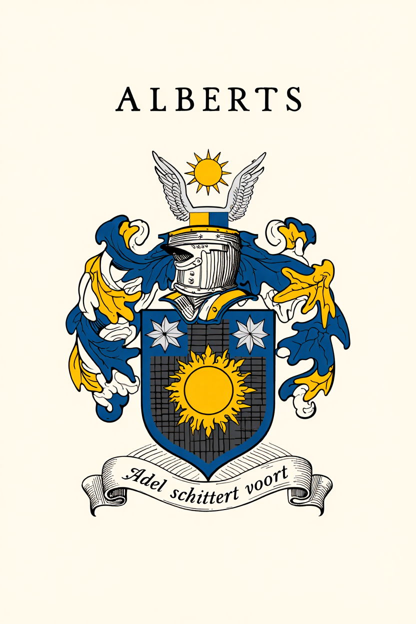 Familiewapen van de achternaam ALBERTS