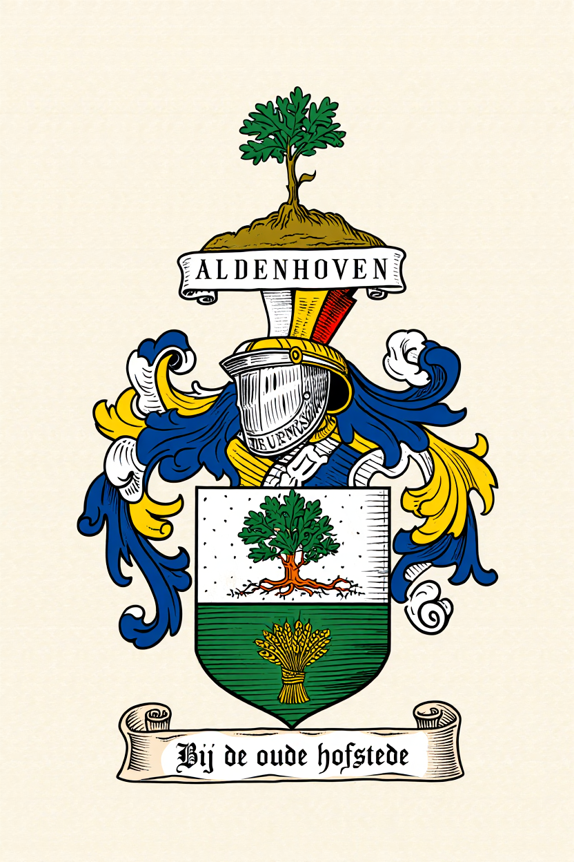 Familiewapen van de achternaam ALDENHOVEN