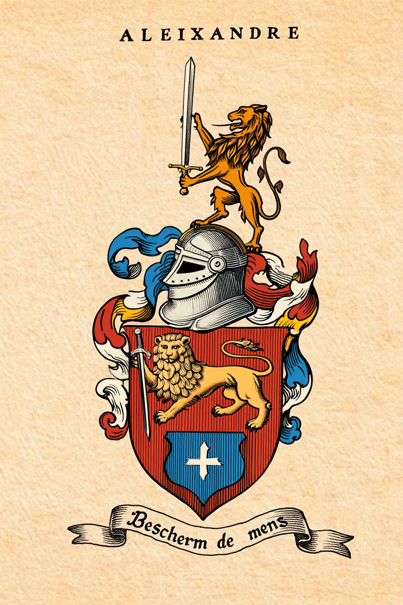 Familiewapen van de achternaam ALEIXANDRE