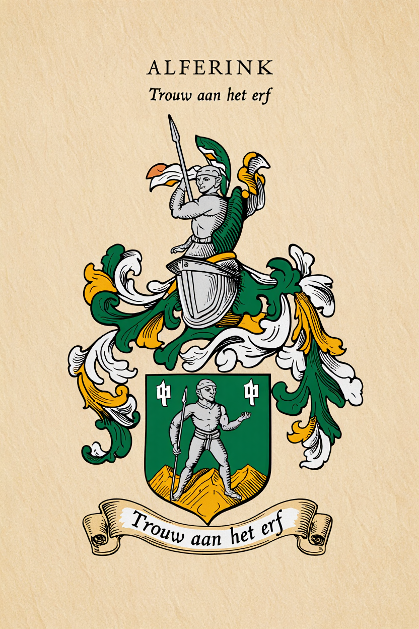 Familiewapen van de achternaam ALFERINK