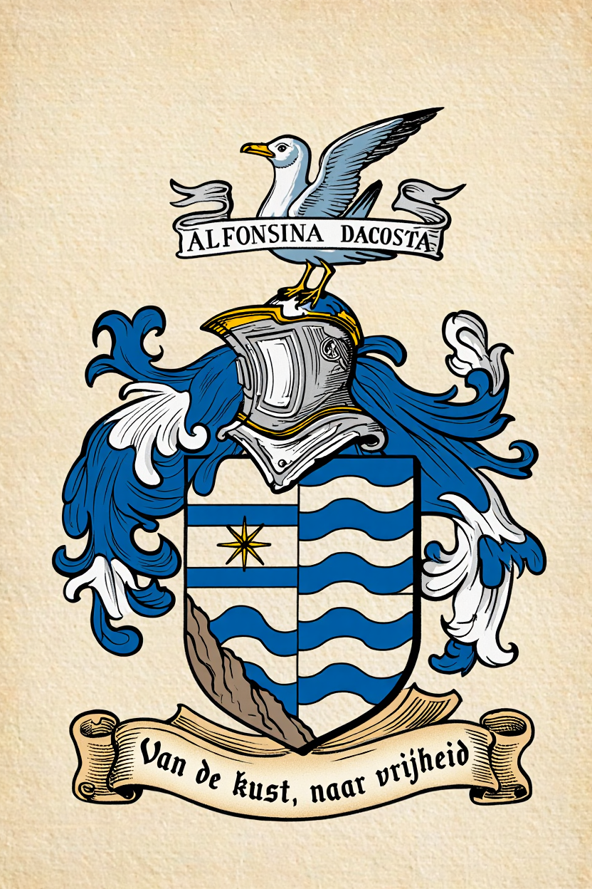 Familiewapen van de achternaam ALFONSINA DACOSTA
