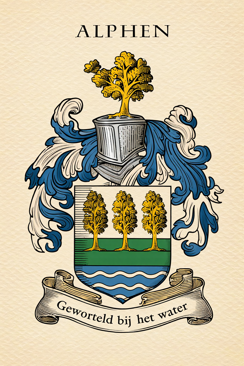 Familiewapen van de achternaam ALPHEN