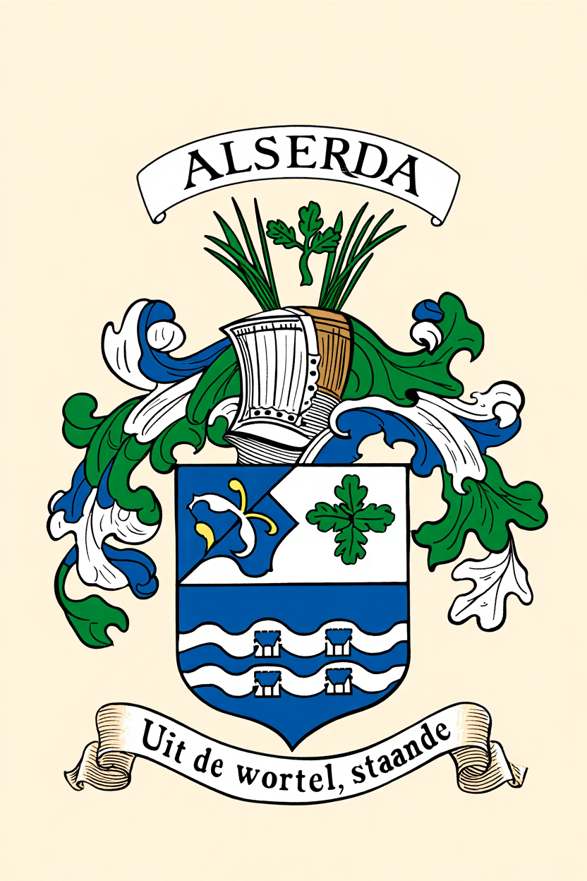 Familiewapen van de achternaam ALSERDA