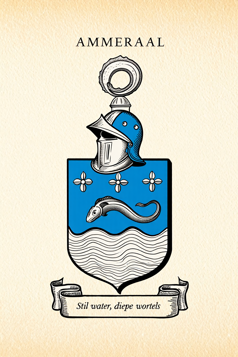Familiewapen van de achternaam AMMERAAL (vergrendeld)
