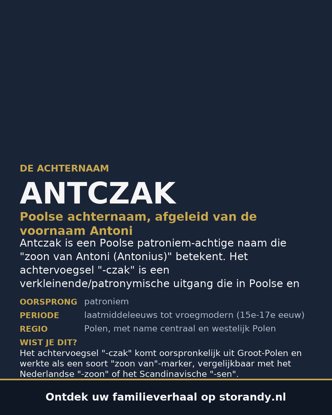 Familiewapen van de achternaam ANTCZAK