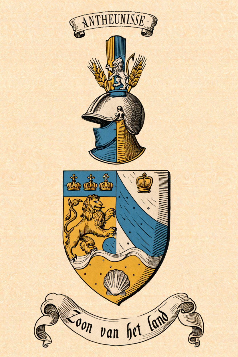 Familiewapen van de achternaam ANTHEUNISSE (vergrendeld)