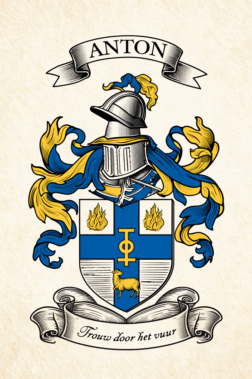 Familiewapen van de achternaam ANTON