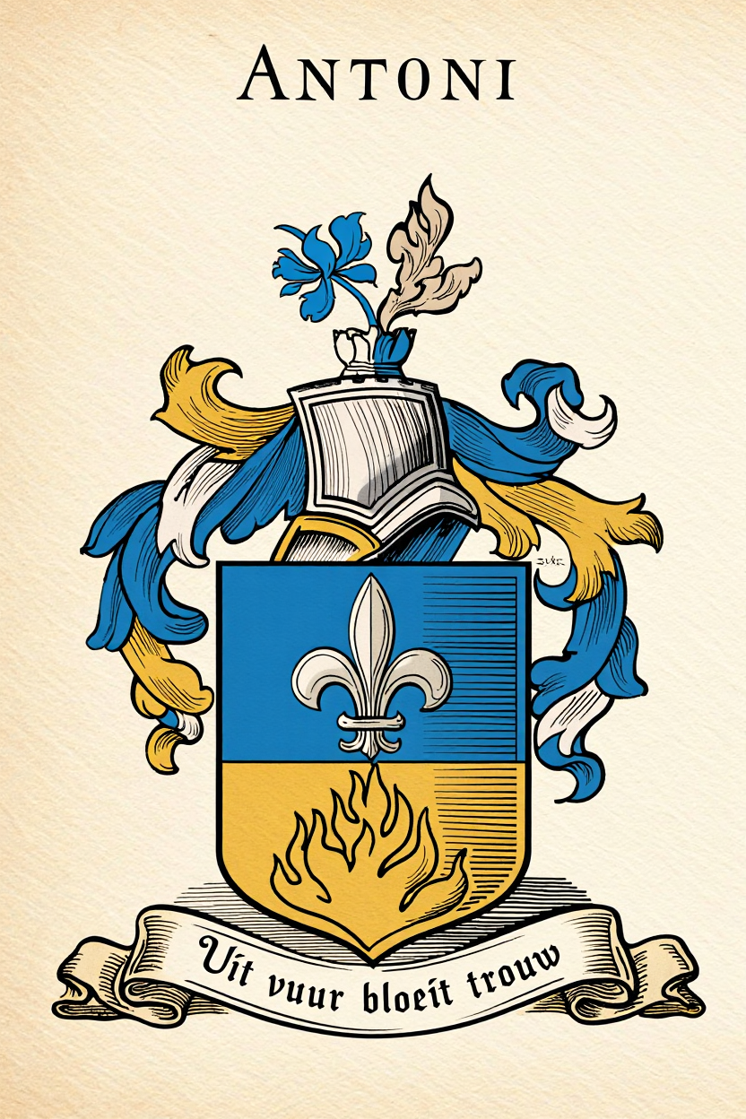 Familiewapen van de achternaam ANTONI