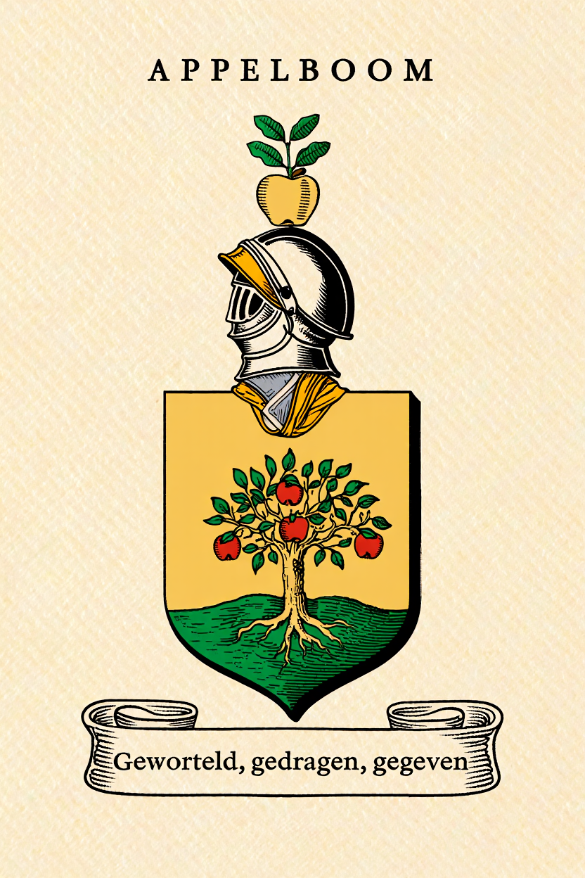Familiewapen van de achternaam APPELBOOM