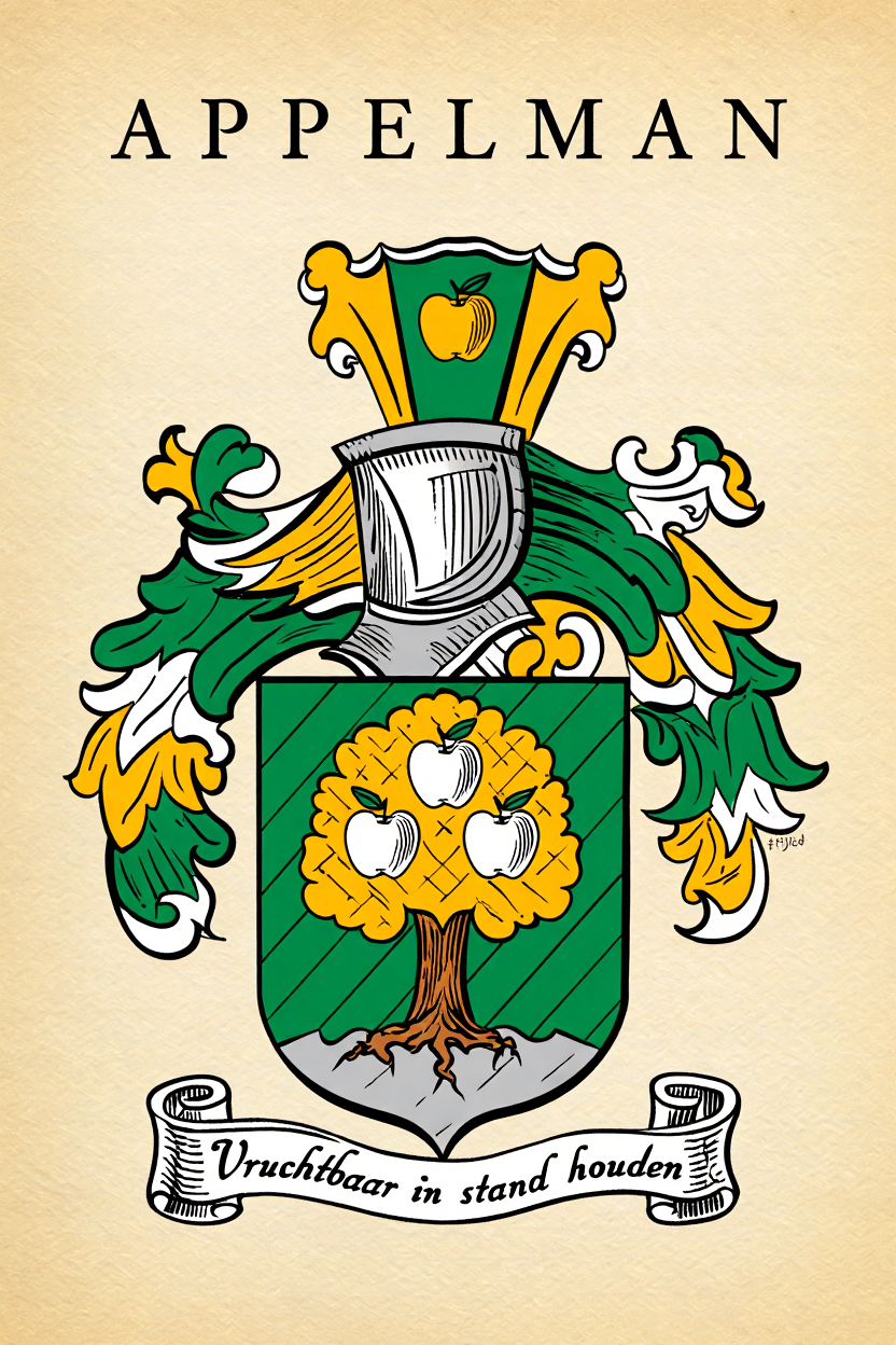Familiewapen van de achternaam APPELMAN