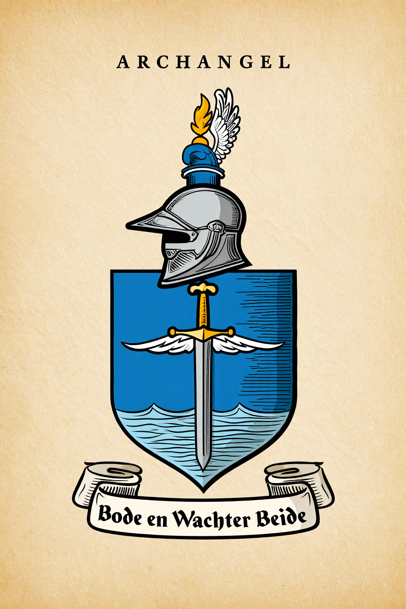 Familiewapen van de achternaam ARCHANGEL (vergrendeld)