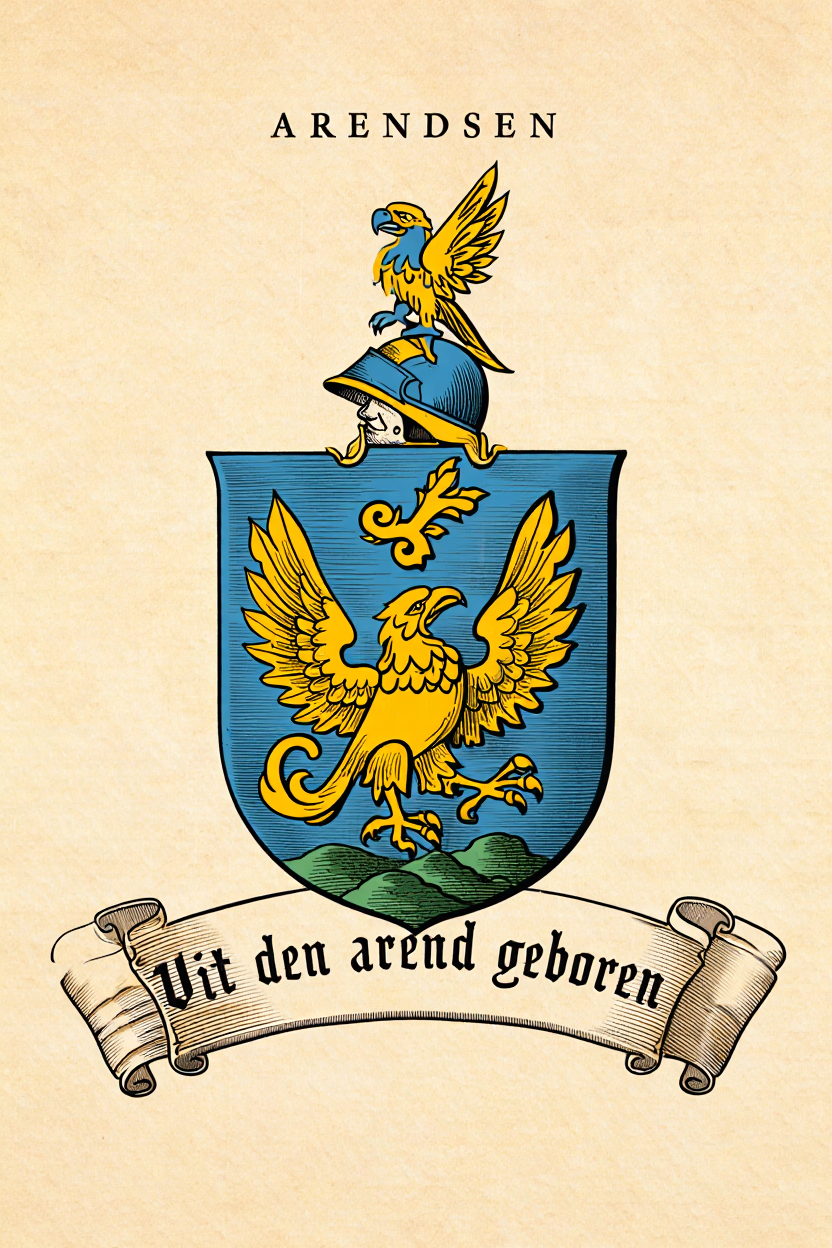Familiewapen van de achternaam ARENDSEN