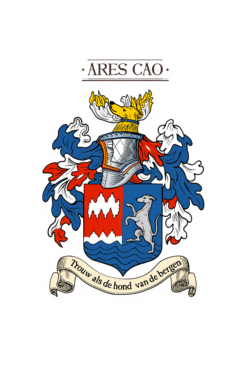 Familiewapen van de achternaam ARES CAO