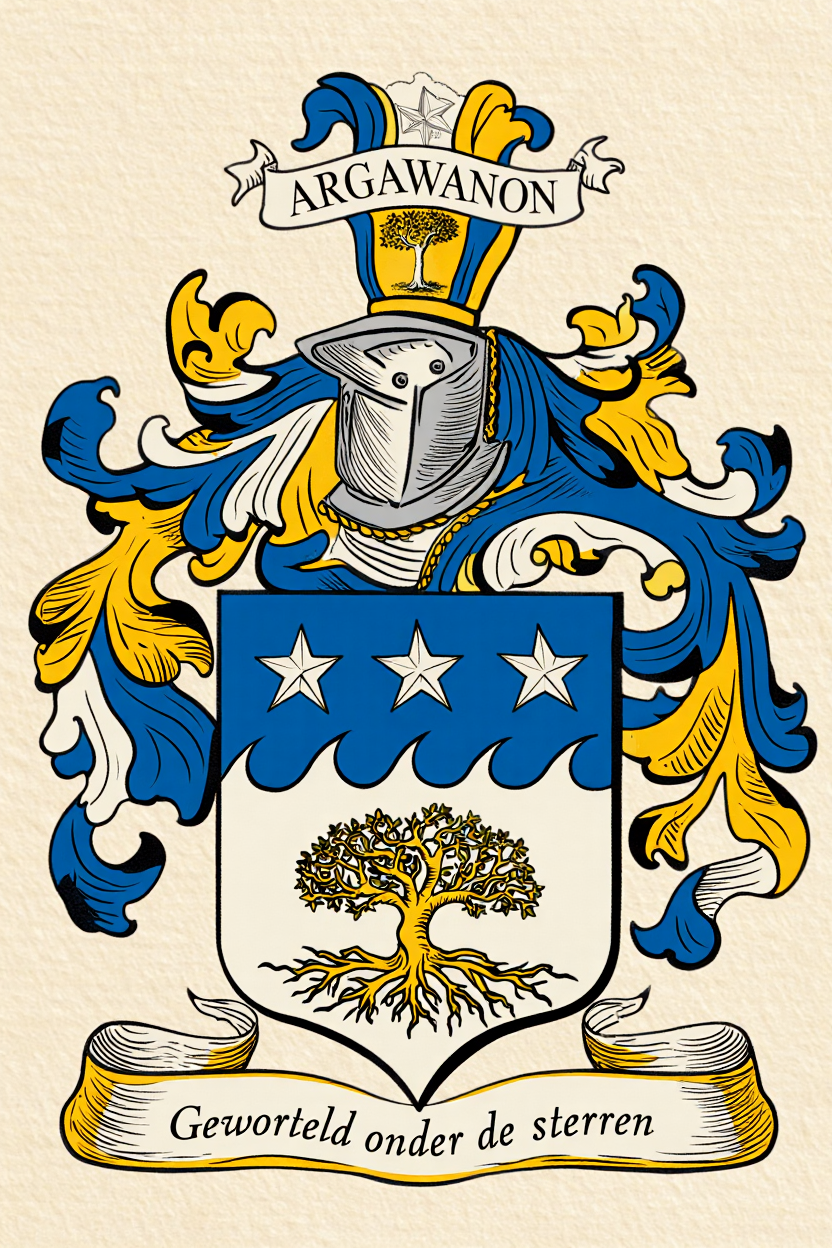 Familiewapen van de achternaam ARGAWANON