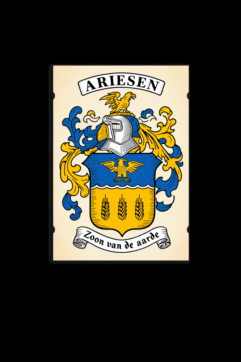 Familiewapen van de achternaam ARIESEN