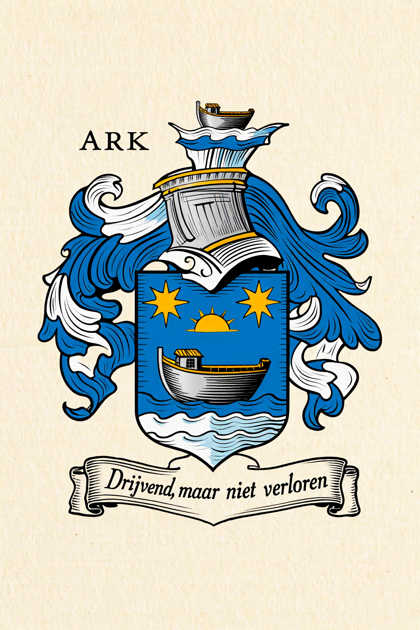Familiewapen van de achternaam ARK (vergrendeld)