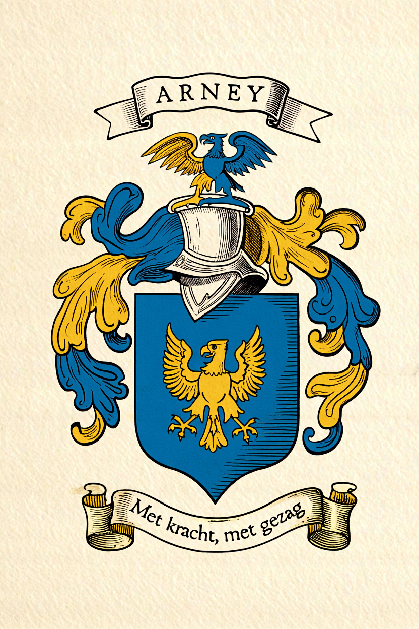 Familiewapen van de achternaam ARNEY