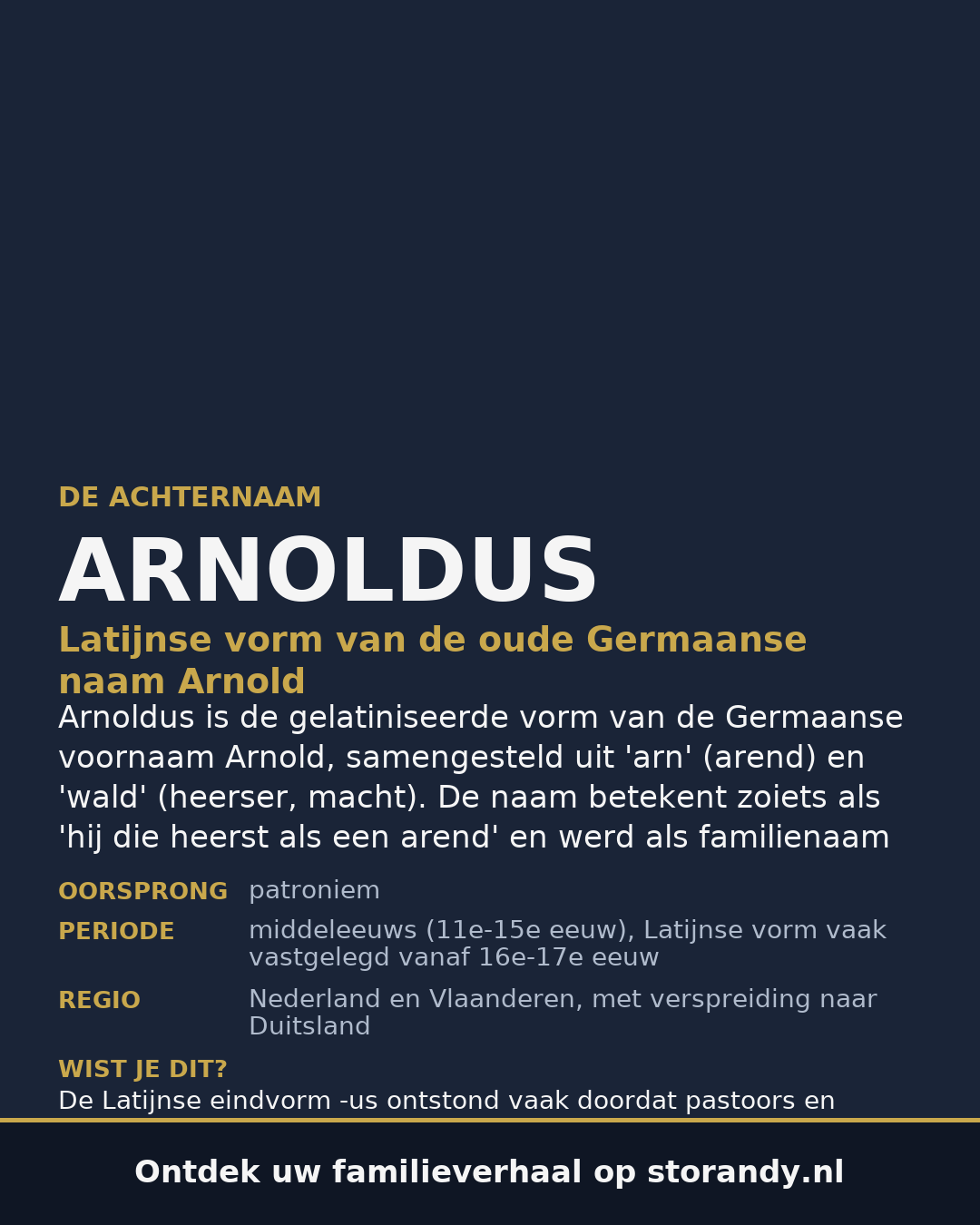 Familiewapen van de achternaam ARNOLDUS