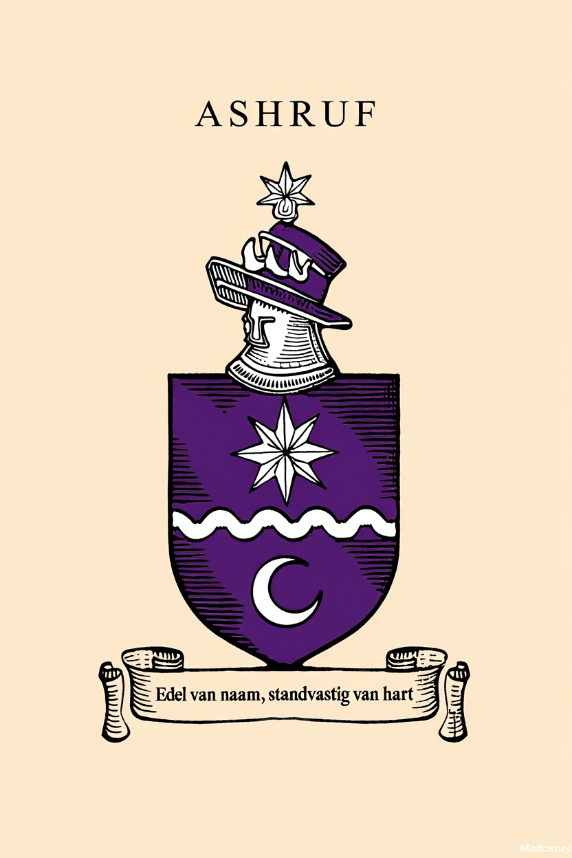 Familiewapen van de achternaam ASHRUF