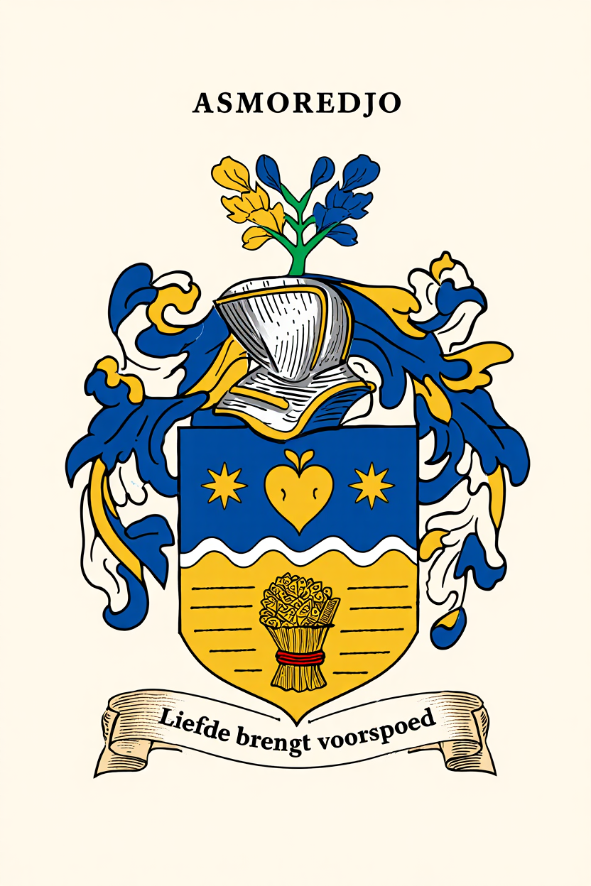 Familiewapen van de achternaam ASMOREDJO