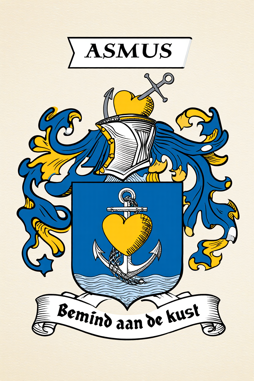 Familiewapen van de achternaam ASMUS