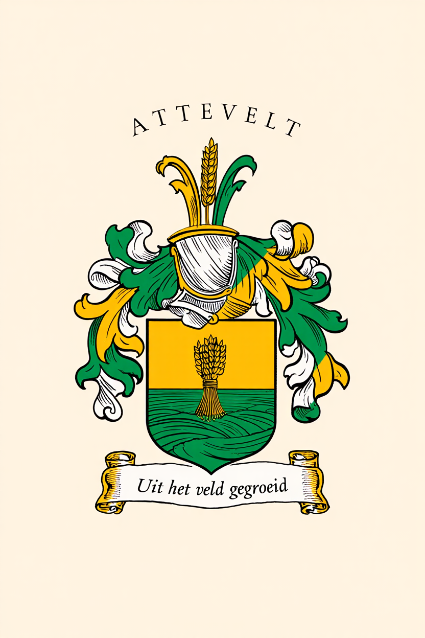 Familiewapen van de achternaam ATTEVELT