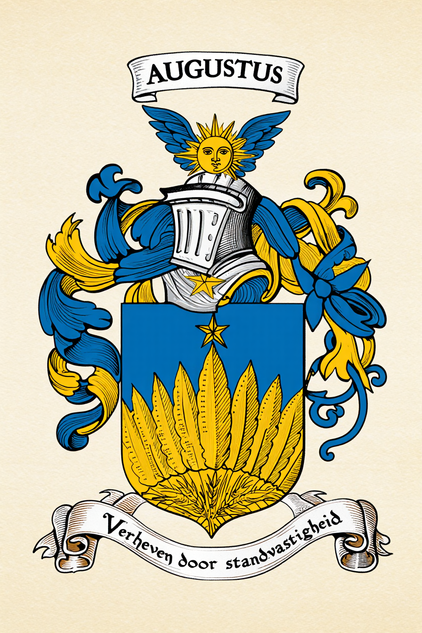 Familiewapen van de achternaam AUGUSTUS