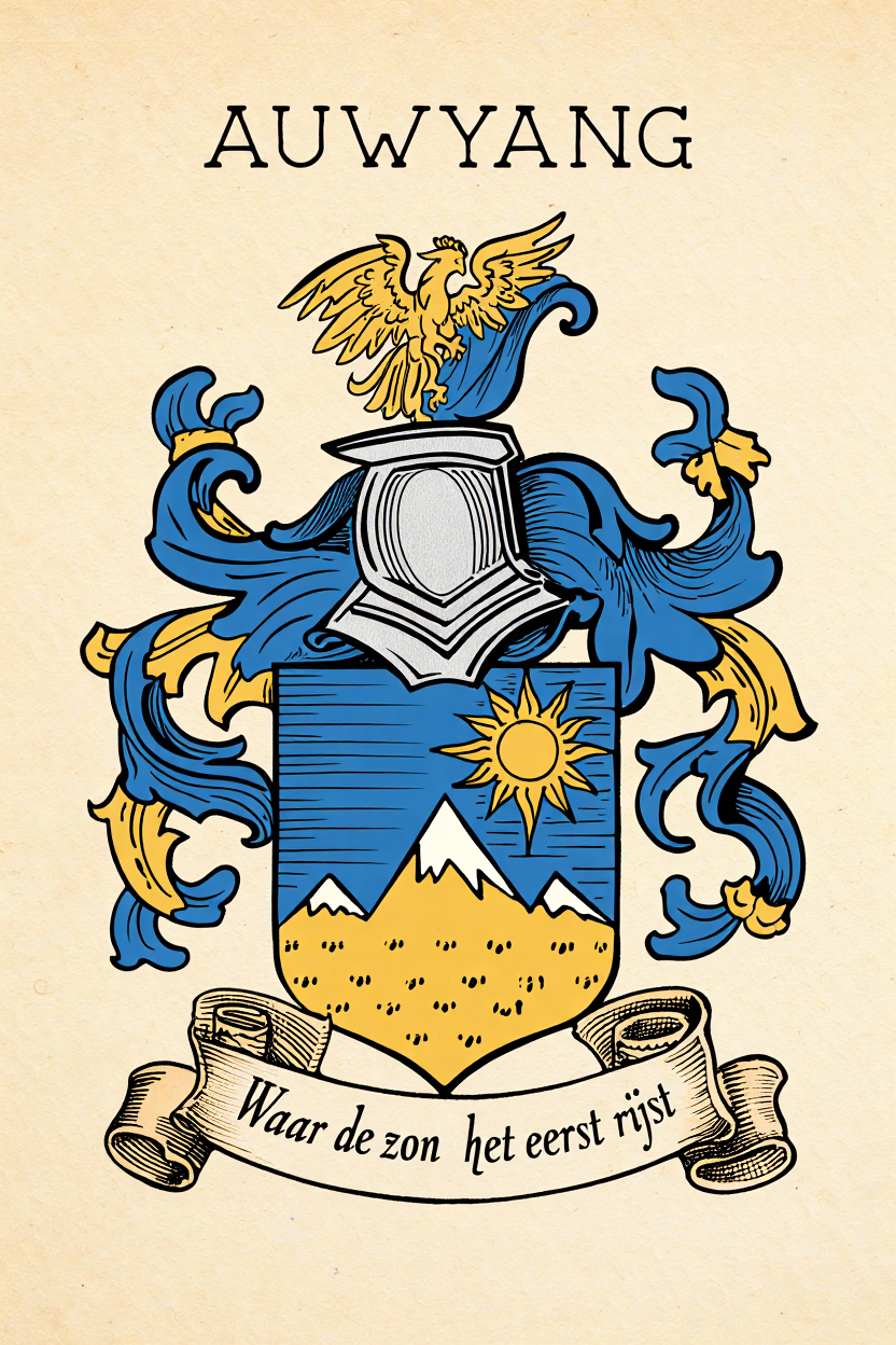 Familiewapen van de achternaam AUWYANG