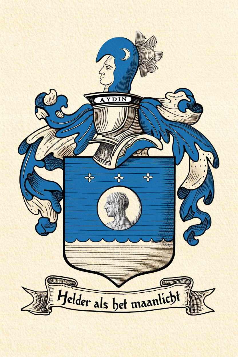 Familiewapen van de achternaam AYDIN (vergrendeld)