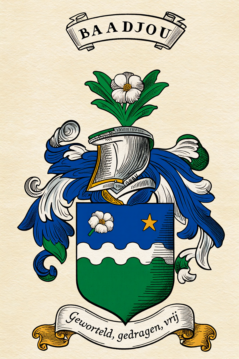 Familiewapen van de achternaam BAADJOU