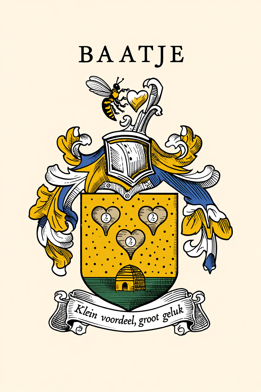 Familiewapen van de achternaam BAATJE