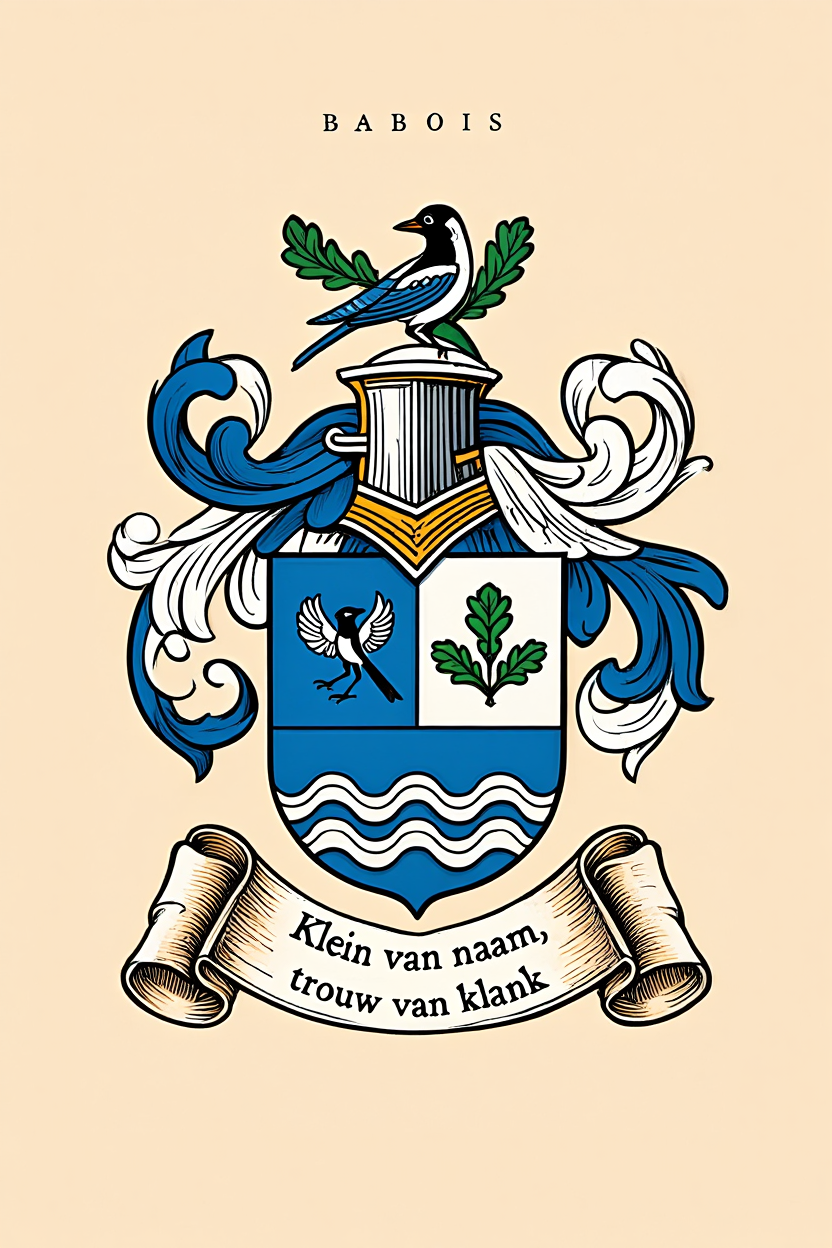 Familiewapen van de achternaam BABOIS (vergrendeld)