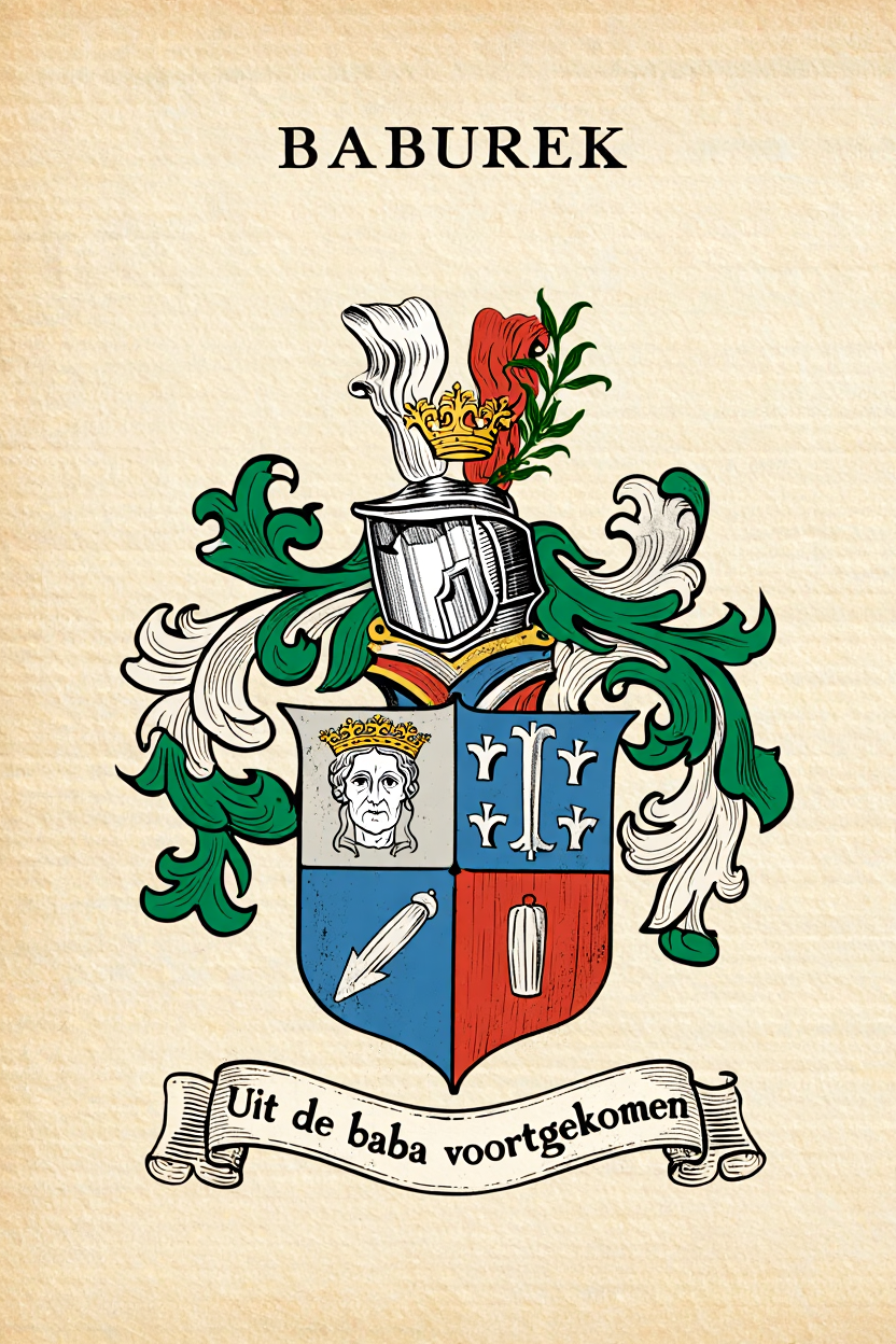 Familiewapen van de achternaam BABUREK