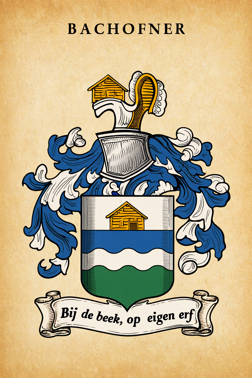 Familiewapen van de achternaam BACHOFNER