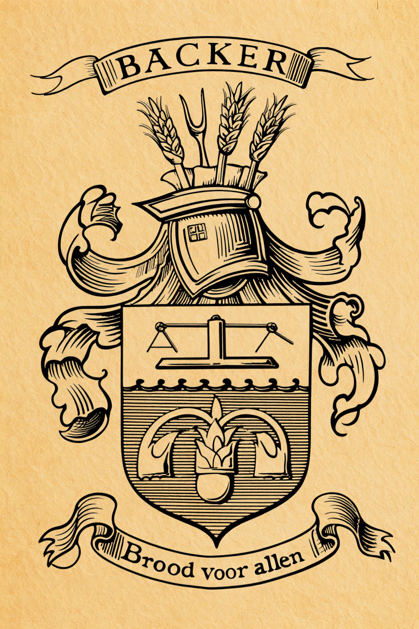 Familiewapen van de achternaam BACKER
