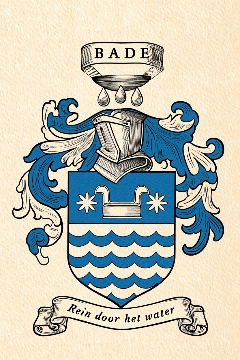 Familiewapen van de achternaam BADE